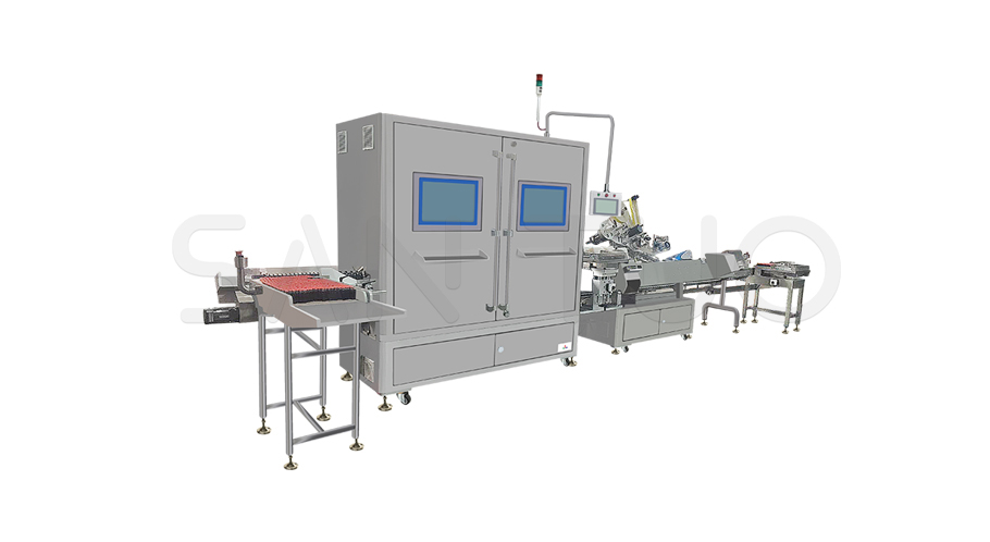 Automatic Vision Inspection and Labeling Integrated Machine
