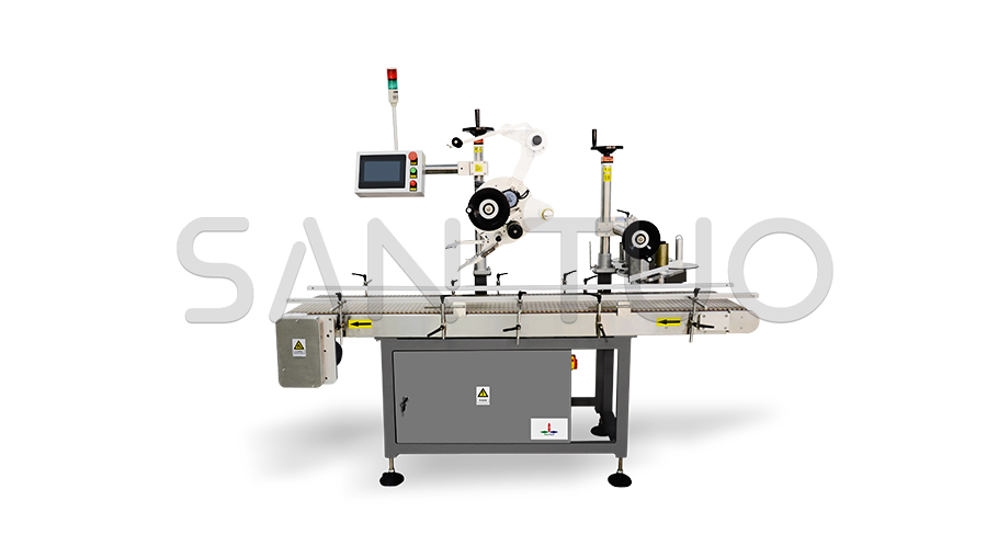 雙頭落地式貼標(biāo)機(jī)及輸送帶