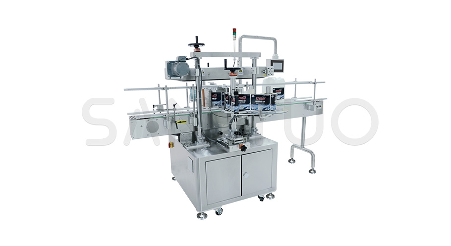 中桶側(cè)面雙頭貼標(biāo)機