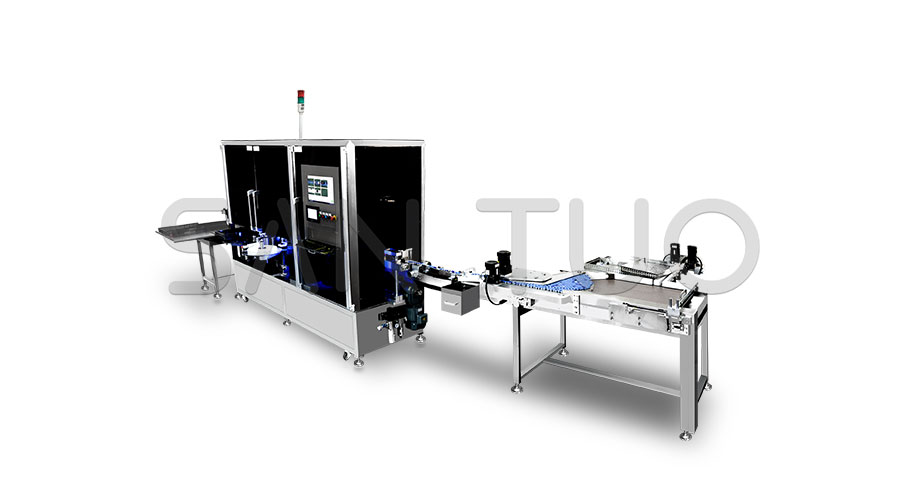 直線式西林瓶燈檢貼標(biāo)一體機(jī)
