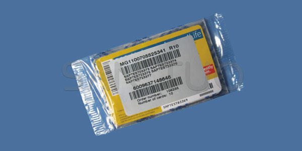 卡片二次包裝貼標(biāo)樣品展示