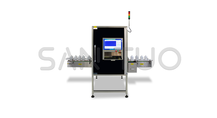 洗手液瓶底異物視覺檢測系統(tǒng)