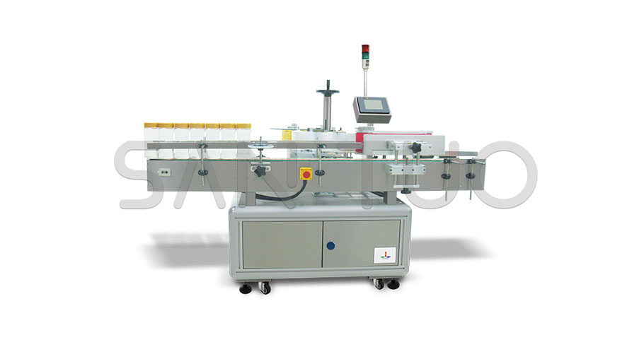 立式方瓶貼標(biāo)機