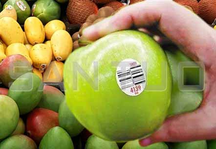 水果標簽/貼紙怎么貼，PLU碼是什么