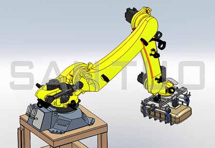 智能機(jī)器人碼垛系統(tǒng)在自動(dòng)化包裝生產(chǎn)線中的作用是什么？
