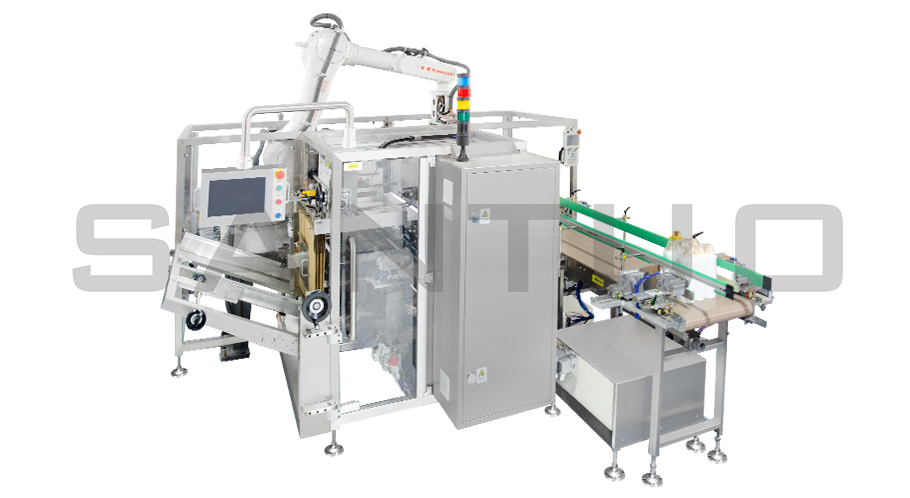 全自動(dòng)裝箱封箱碼垛生產(chǎn)線