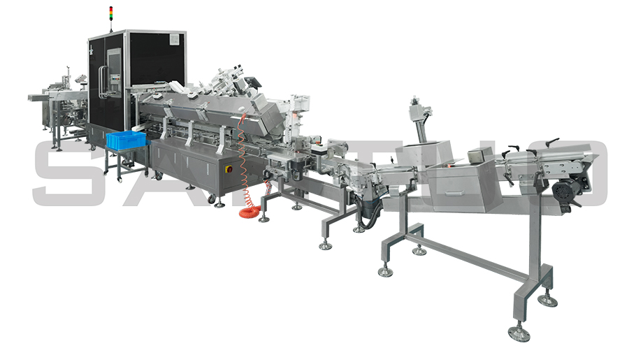 口服液燈檢貼標生產線