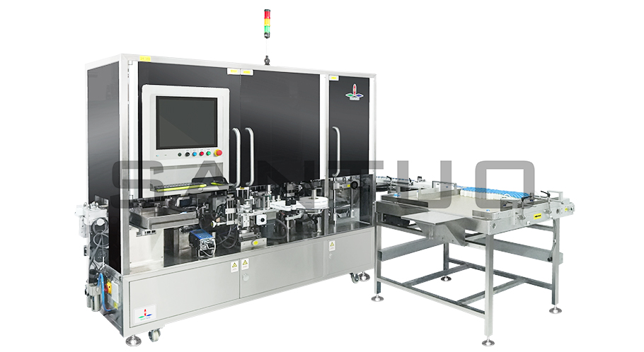 粉針瓶燈檢貼標一體機 